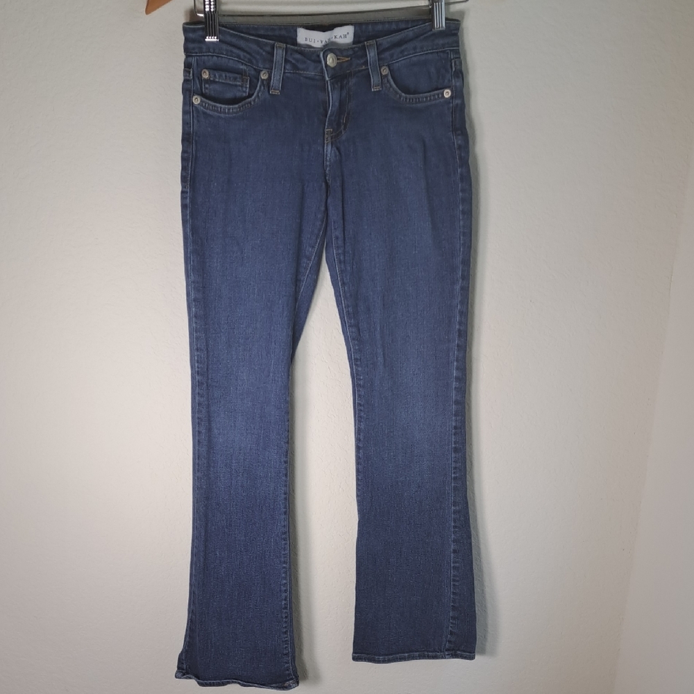 Bui Yah Kah BYK Denim Jeans Y2K Vintage Jr  Size 0 Low Rise Skinny Leg Bootcut